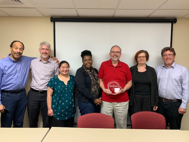 Photo of the 7 person Undergraduate Academic Deans Services Team in the College of Letters and Science.