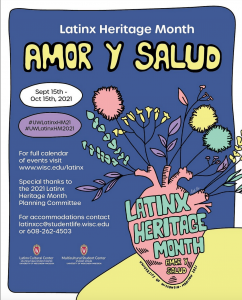 Latinx Heritage Month event poster