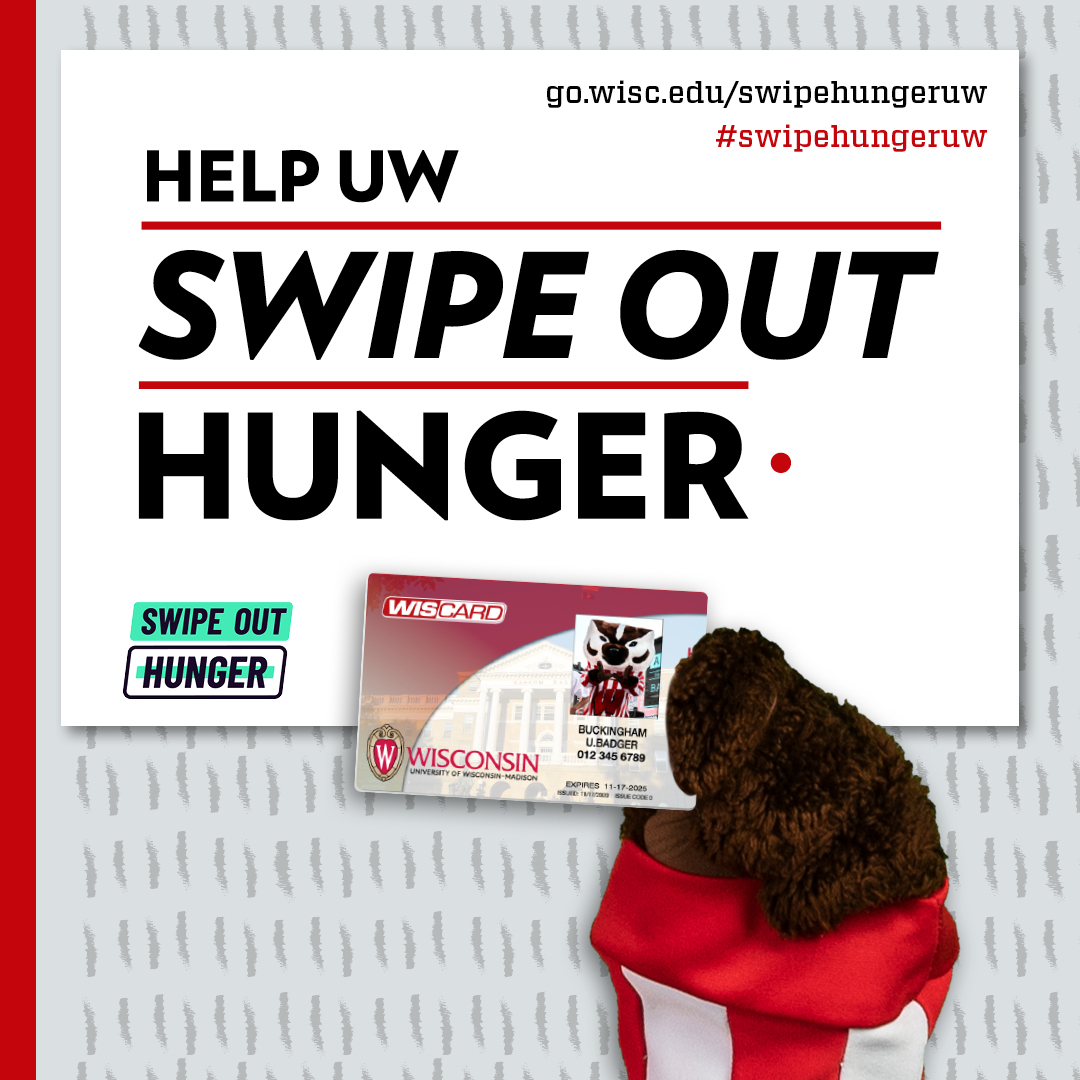Support student food security with spring Swipe Drives: March 8 and April 12