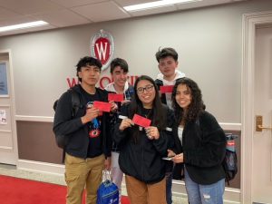 Students meet Dean Olstad during her office hours, Fridays from 2-4 p.m. in Bascom 83.