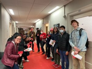 Students meet Dean Olstad during her office hours, Fridays from 2-4 p.m. in Bascom 83.