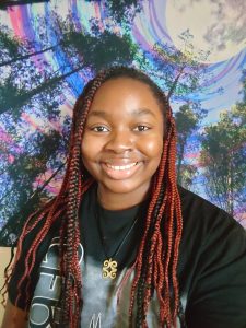 Mamaa Yorke, junior at UW-Madison and student graphic designer for the 2023 Black History Month materials.