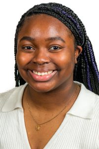 Mamaa Yorke, junior at UW-Madison and student graphic designer for the 2023 Black History Month materials.