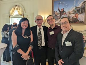 The Wisconsin Executive Residence Asian American and Pacific Islander Month Reception in 2023 with Wisconsin Governor, Tony Evers.