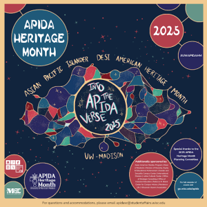APIDA Heritage Month 2025 Design created by Ojaswi Pasachhe.