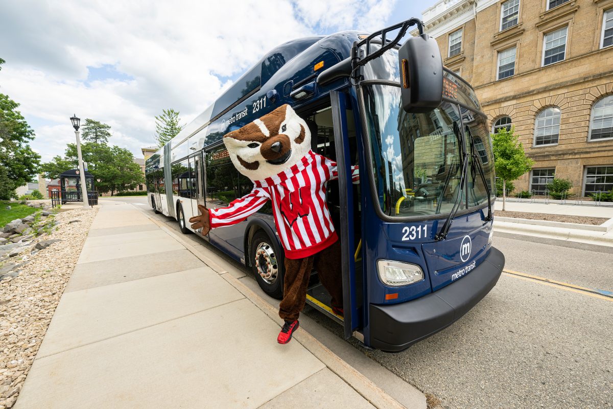 Badgers on the Bus: Connecting the Campus Community with Confidence