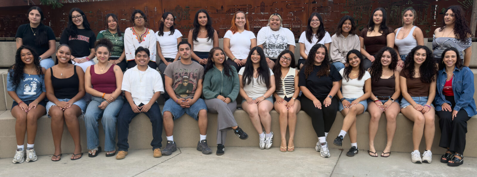 Group photo of the Latine Heritage Month planning committee.